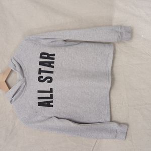 Girls Converse Hoodie Crop Top 12-13yrs